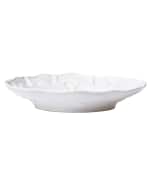 Image 2 of 2: Vietri Incanto Stone Lace Pasta Bowl, White