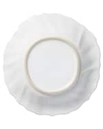 Image 2 of 3: Vietri Incanto Stone Ruffle Pasta Bowl, White