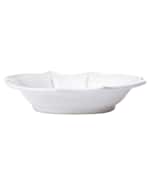 Image 2 of 2: Vietri Incanto Stone Baroque Pasta Bowl, White