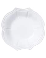 Image 1 of 2: Vietri Incanto Stone Baroque Pasta Bowl, White