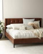 Image 1 of 4: Four Hands Newhall Platform King Bed