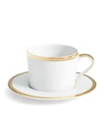 Image 1 of 2: Ralph Lauren Home Wilshire Tea Cup and Saucer, Gold