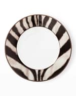Image 1 of 3: Ralph Lauren Home Kendall Zebra Dinner Plate