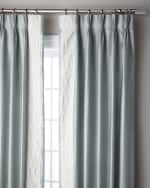 Image 1 of 2: Misti Thomas Modern Luxuries Ocean Sparkle 3-Fold Pinch Pleat Curtain Panel, 96"