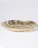 Image 2 of 3: Vietri Moon Glass Centerpiece