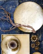 Image 3 of 3: Vietri Moon Glass Centerpiece