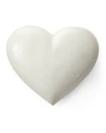 Image 1 of 2: White Marble Heart