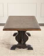 Image 3 of 5: Hooker Furniture Casella Pedestal Dining Table