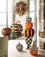 Image 2 of 4: MacKenzie-Childs Courtly Harlequin Small Pumpkin