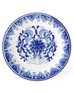 Blue and white dessert plates best sale