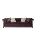 Image 3 of 5: Haute House Bethany Channel Tufted Sofa 109"