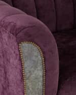 Image 5 of 5: Haute House Bethany Channel Tufted Sofa 109"