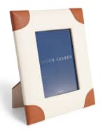 Image 1 of 3: Ralph Lauren Home Ryan Leather Picture Frame, 5" x 7"