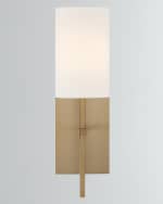 Image 1 of 3: Crystorama Veronica 1-Light Sconce