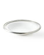 Image 1 of 3: Neiman Marcus Pewter and Ceramic Soup Bowl