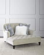 Image 1 of 3: Old Hickory Tannery Valentina Tufted Chaise