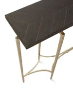 Image 2 of 3: Ambella Double Diamond Console Table