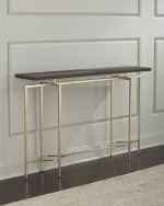 Image 3 of 3: Ambella Double Diamond Console Table