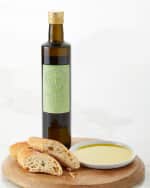 Image 1 of 2: Ritrovo Italian Regional Foods Le Ferre Mild Extra Virgin Olive Oil Bottle with Decorative Ceramic Tile