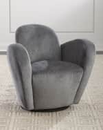 Image 1 of 5: Interlude Home Miami Swivel Chair