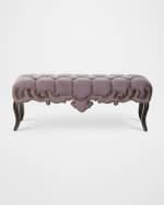 Image 1 of 3: Haute House Camile Tufted Bench