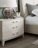 Image 3 of 3: Bernhardt Axiom Large 3-Drawer Nightstand