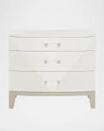 Image 1 of 3: Bernhardt Axiom Large 3-Drawer Nightstand