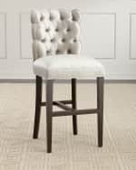 Image 3 of 4: Haute House Pantages Barstool 32"