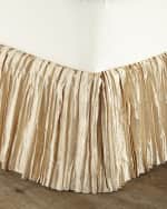 Image 1 of 2: Dian Austin Couture Home Neutral Modern Queen Dust Skirt