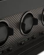 Image 2 of 4: WOLF Axis Triple Watch Winder with Storage