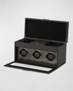 Image 3 of 4: WOLF Axis Triple Watch Winder with Storage