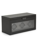 Image 4 of 4: WOLF Axis Triple Watch Winder with Storage