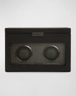 Image 1 of 7: WOLF Axis Double Watch Winder with Storage