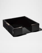 Image 1 of 2: LADORADA Horn Veneer Large Dinner Napkin Holder