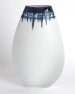 Image 1 of 6: Global Views Large Glass Drip Vase