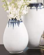 Image 2 of 4: Global Views Small Glass Drip Vase