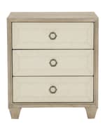 Image 2 of 2: Bernhardt Santa Barbara Fabric-Trim Small Night Stand
