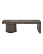 Image 4 of 4: Bernhardt Linea Pedestal Coffee Table