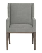 Image 3 of 4: Bernhardt Linea Upholstered Dining Arm Chair