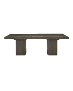 Linea double pedestal dining table 2025