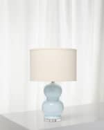Image 1 of 2: Jamie Young Bubble Ceramic Table Lamp, Starlight Blue