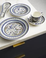 Image 2 of 2: Neiman Marcus Pavoes Blue and Green Spoon Rest