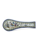 Image 1 of 2: Neiman Marcus Pavoes Blue and Green Spoon Rest