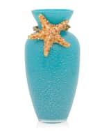Image 1 of 4: Jay Strongwater Oceana Coral Vase