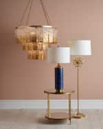 Image 2 of 3: John-Richard Collection Twilight 16-Light Glass Chandelier