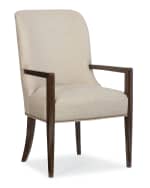 Image 1 of 4: Caracole Streamline Arm Chairs, Set of 2