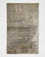 Image 1 of 3: Josie Natori Lhasa Haze Hand-Knotted Runner, 3' x 10'