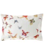 Image 2 of 3: Mirabello for Neiman Marcus Butterfly King Duvet Cover Set
