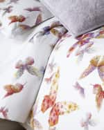 Image 1 of 3: Mirabello for Neiman Marcus Butterfly King Duvet Cover Set