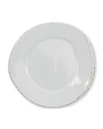 Image 1 of 2: Vietri Lastra Salad Plate, Light Gray